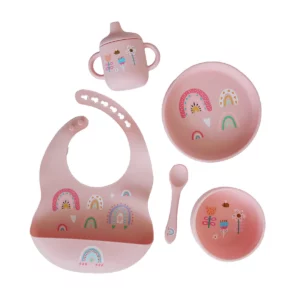 Back to Nature Character Silicone Feeding Set 5pc