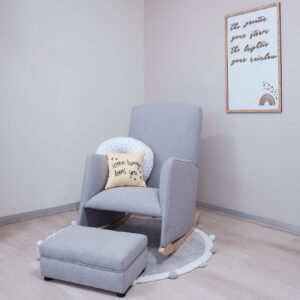 Spaceline Glider Rocking Chair + Ottoman