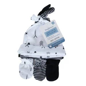 Snuggletime 6-Piece Gift Set (3 Hats & 3 Mittens)