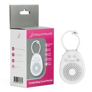 BWW Portable White Noise & Sound Machine with Hanging Clip