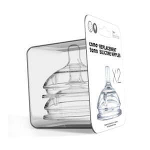 Comotomo Replacement Teat Pack - Slow Flow (0-3 months, 1 hole)