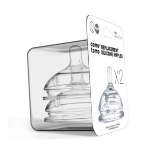 Comotomo Replacement Teat Pack - Medium Flow (3-6 months, 2 hole)